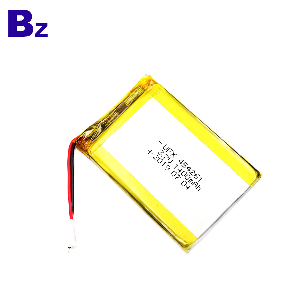 UFX 454261 1400mAh 3.7V 리튬 폴리머 배터리 UFX 454261 1400mAh 3.7V 리튬 폴리머 배터리