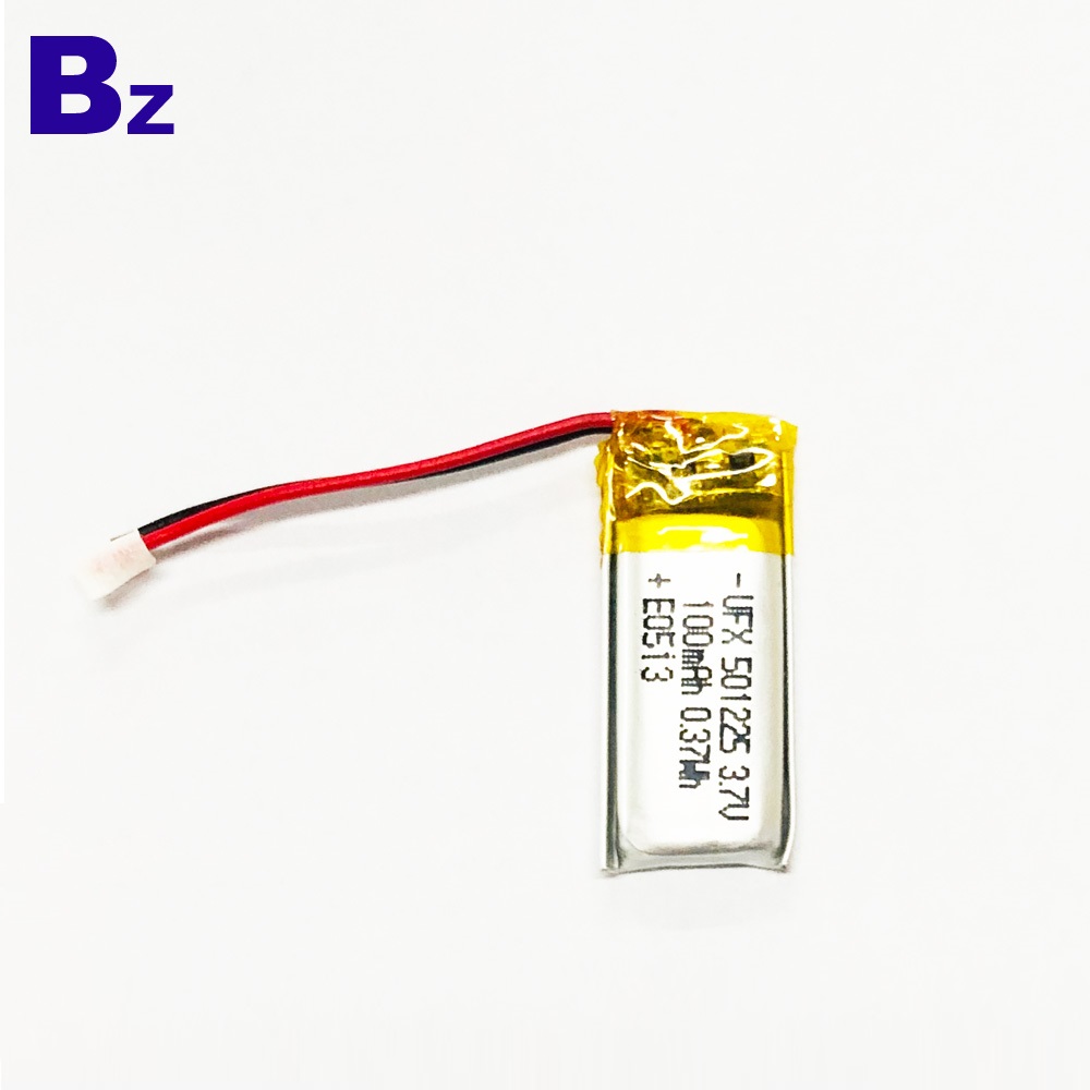 100mAh 3.7V 리튬 폴리머 배터리