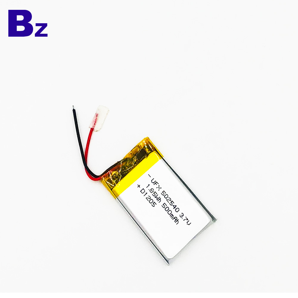 500mAh 3.7V 리튬 폴리머 배터리