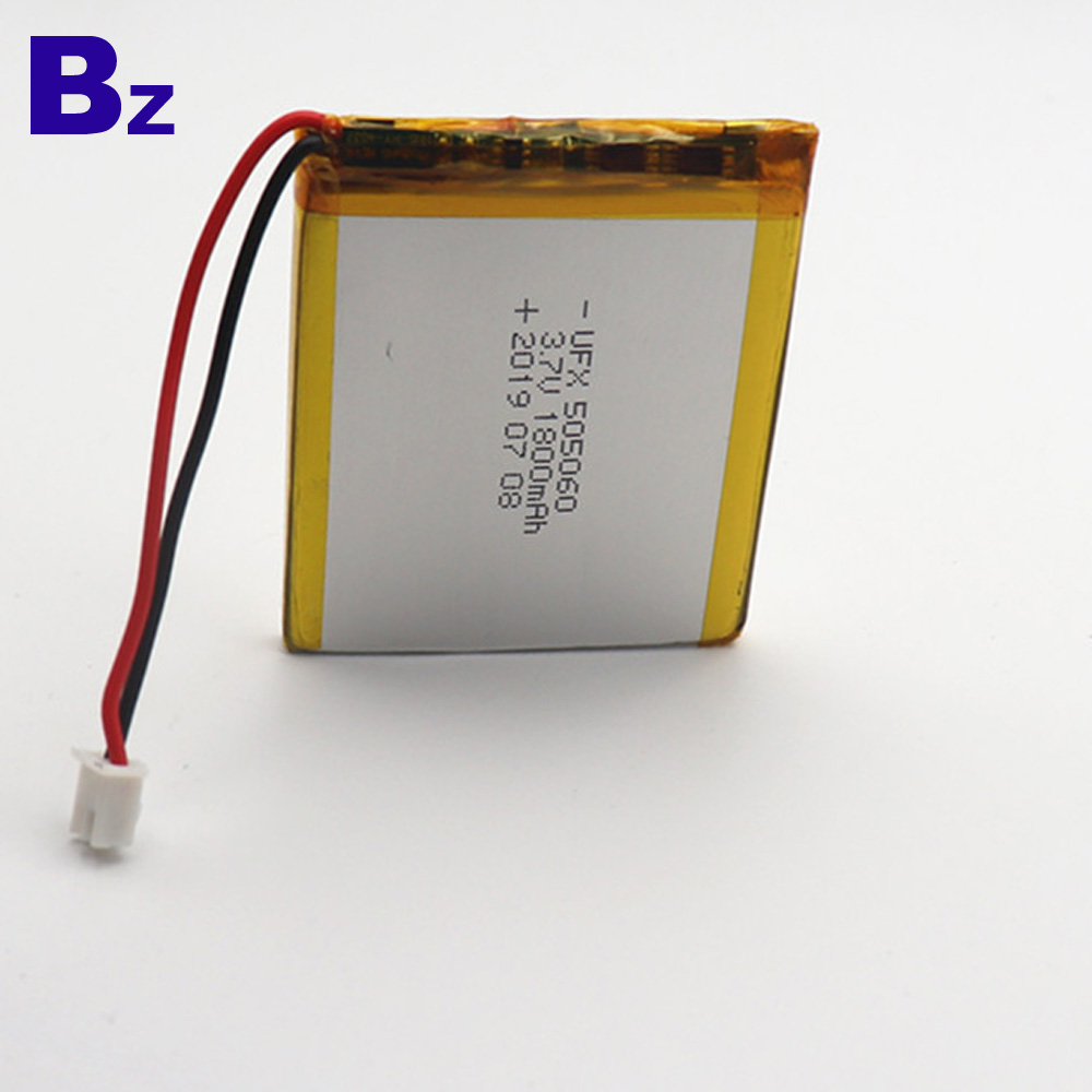 505060 1800mAh 3.7V Li 중합체 건전지 505060 1800mAh 3.7V Li 중합체 건전지