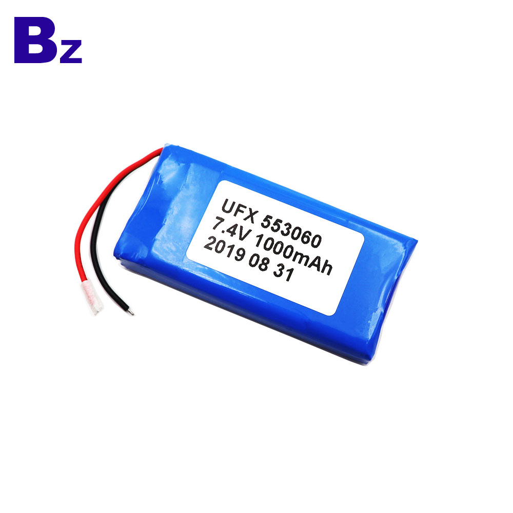 553060-2S 1000mAh 7.4V 리튬 폴리머 배터리