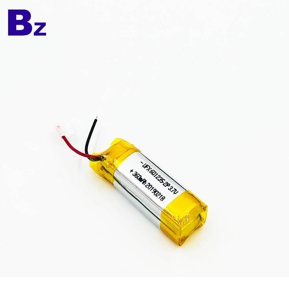 UFX 601235-2P 360mAh 3.7V 리튬 폴리머 전지 UFX 601235-2P 360mAh 3.7V 리튬 폴리머 전지