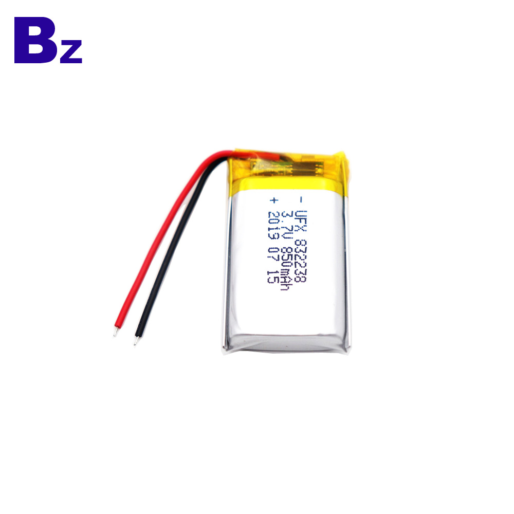 850mAh 3.7V 리튬 폴리머 배터리 850mAh 3.7V 리튬 폴리머 배터리