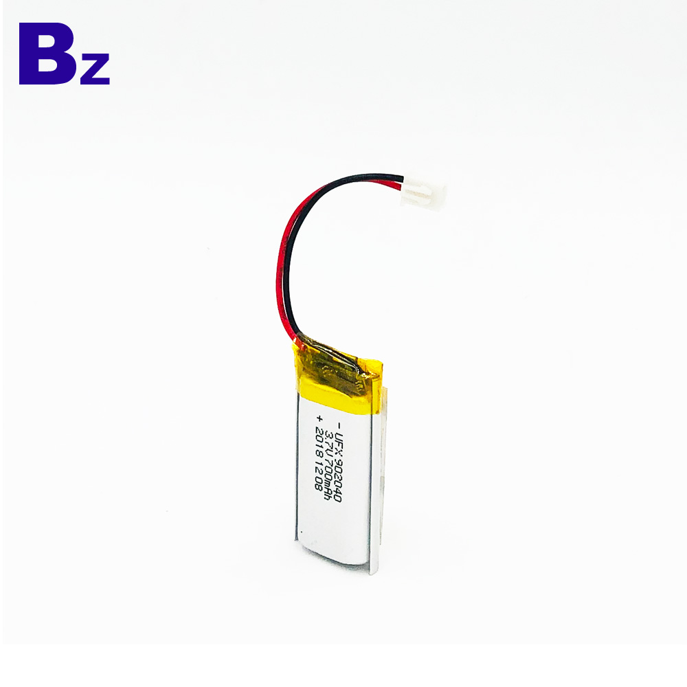 902040 700mAh 3.7V 리튬 폴리머 배터리