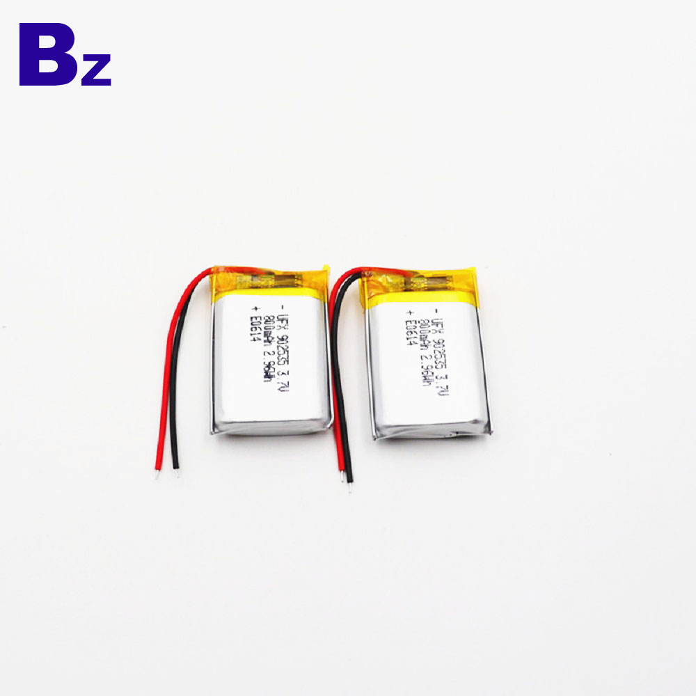 KC 인증을받은 800mAh 리튬 폴리머 배터리