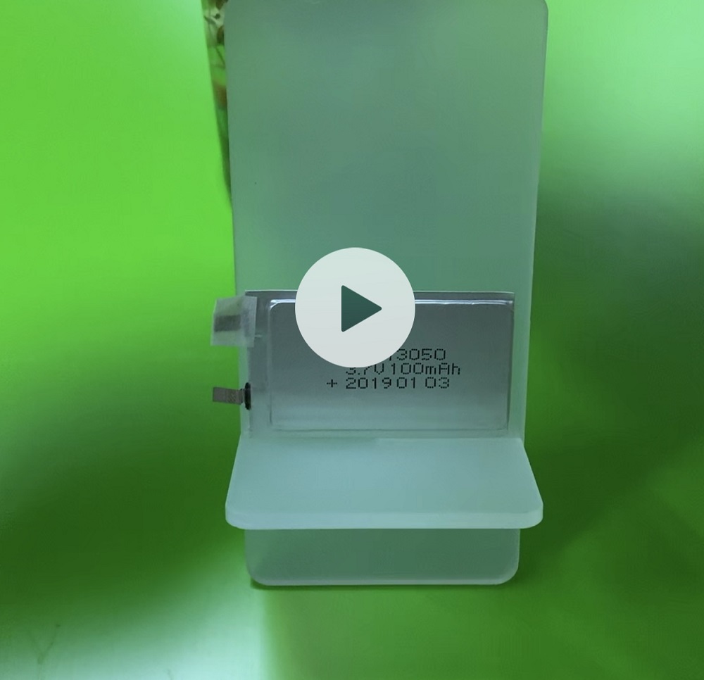 스마트카드를 위한 고품질 중합체 Li 이온 건전지 BZ 013050 100mAh 3.7V 매우 얇은 건전지 BZ 013050 100mAh 3.7V 매우 얇은 건전지Card