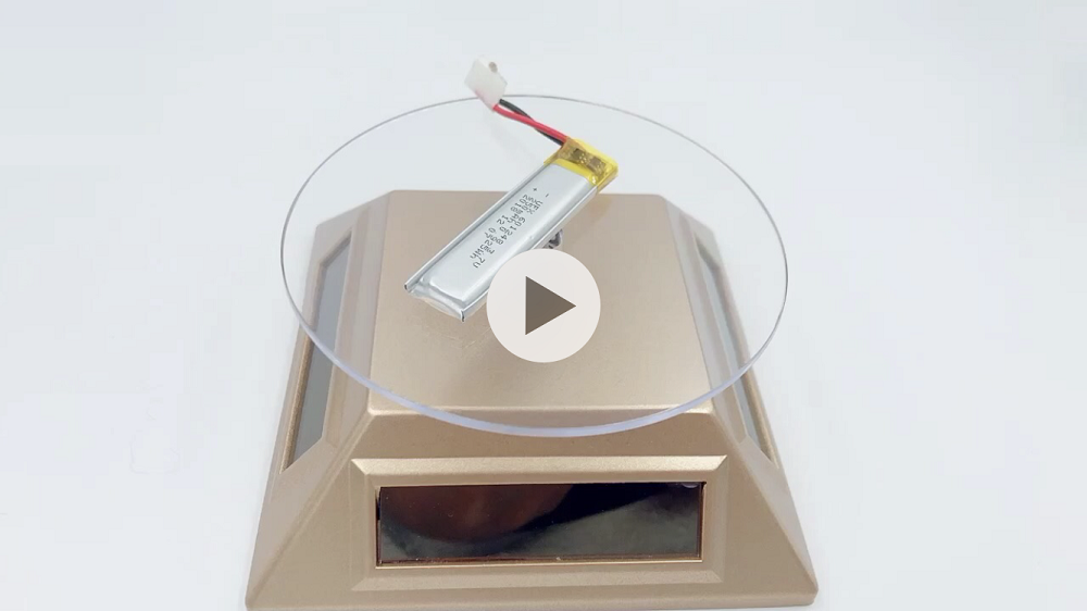 UFX 601248 250mAh 3.7V 리튬 폴리머 배터리