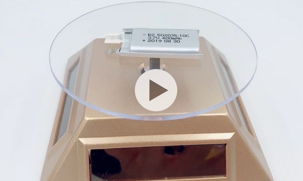 502035-10C 400mAh 3.7V 리튬 폴리머 배터리 셀